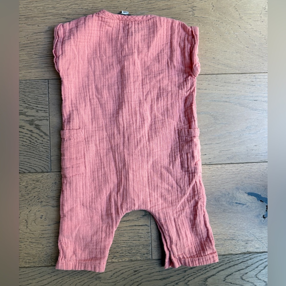 Quince Pink Baby Romper - Picture 3 of 4